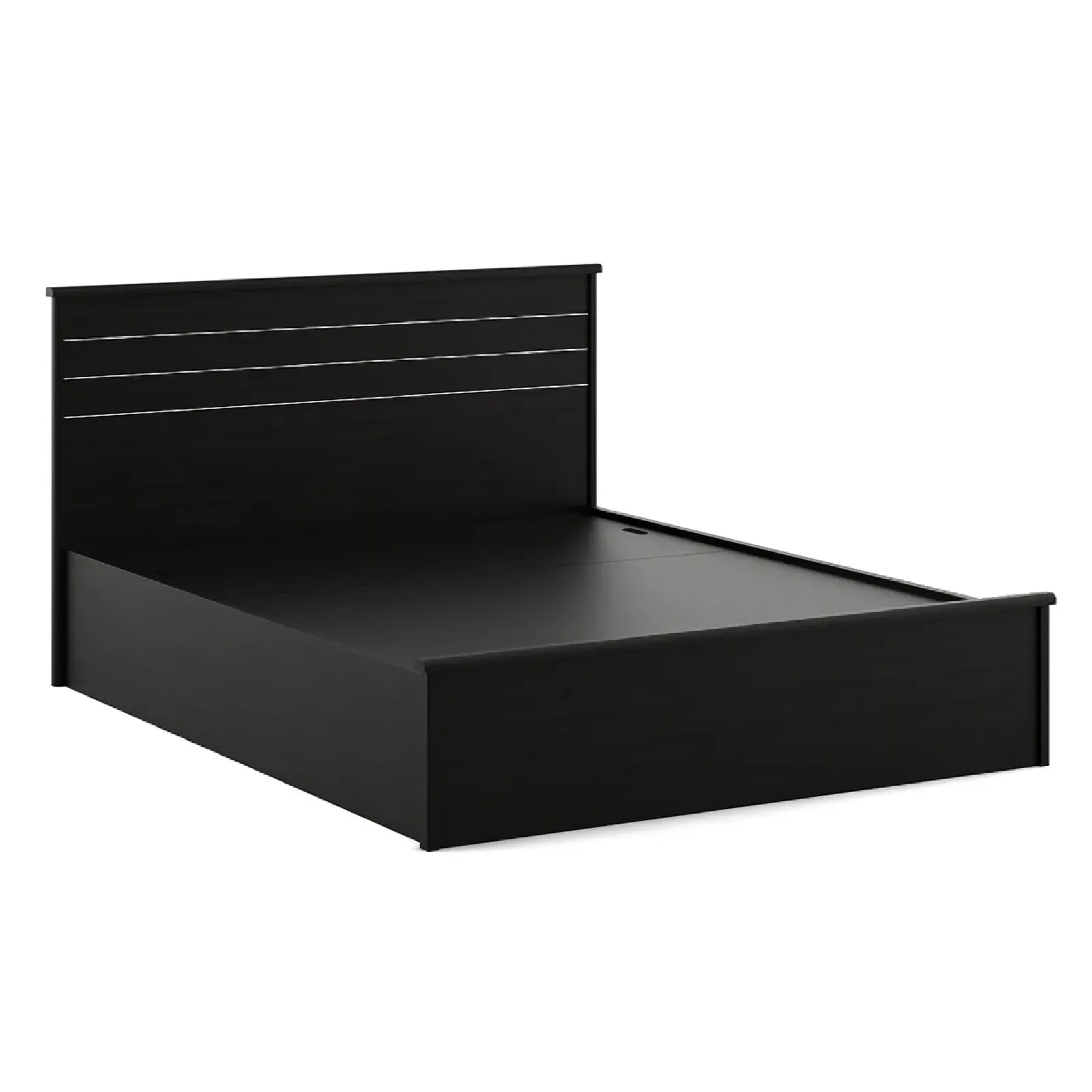 Carnival V2 Queen Bed With 3/4 Lifton - Natural Wenge Woodpore